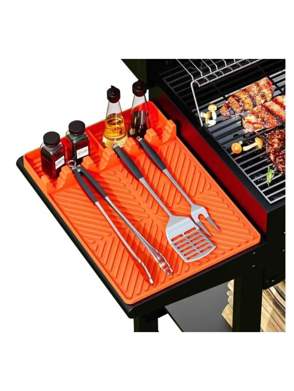 Silicone Grill Mat for Blackstone Barbeque Grill Accessories,16”×11.5” Silicone